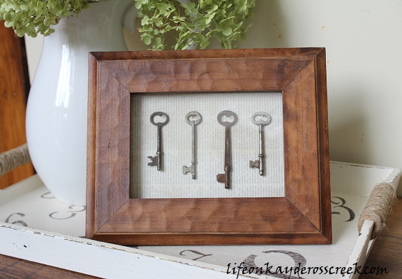 Antique Key Project - DIY Art For Your Home - Life on Kaydeross Creek