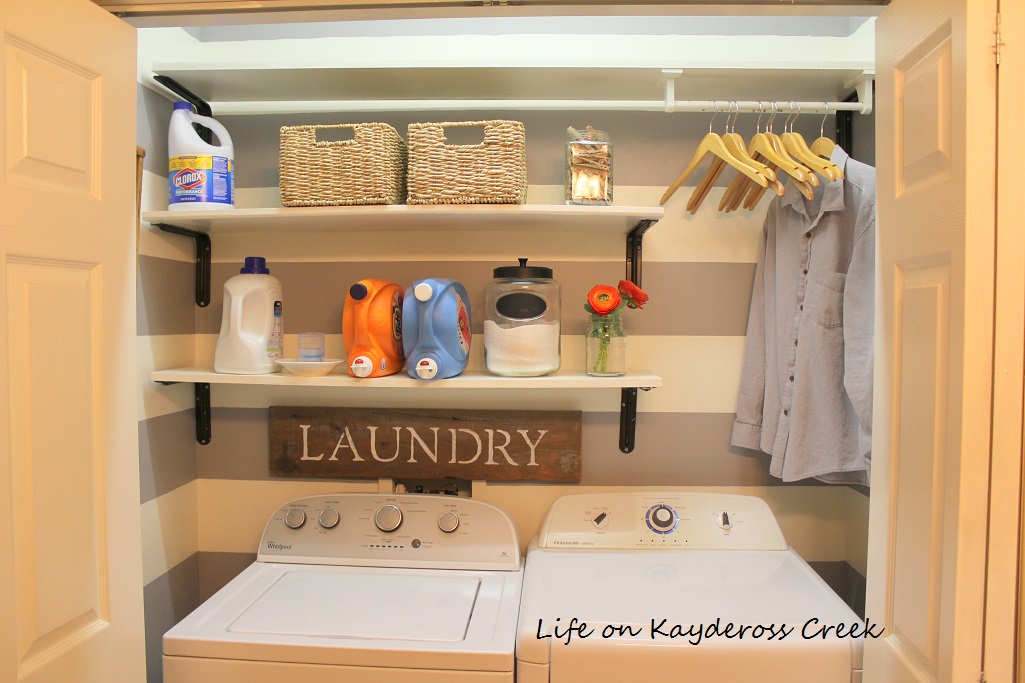 Dollar Store Laundry Room Organization • Neat House. Sweet Home®