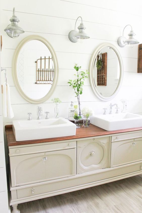 25 Unique Bathroom Vanities Made From, Vintage Dressers Bathroom Vanity Ideas 2018