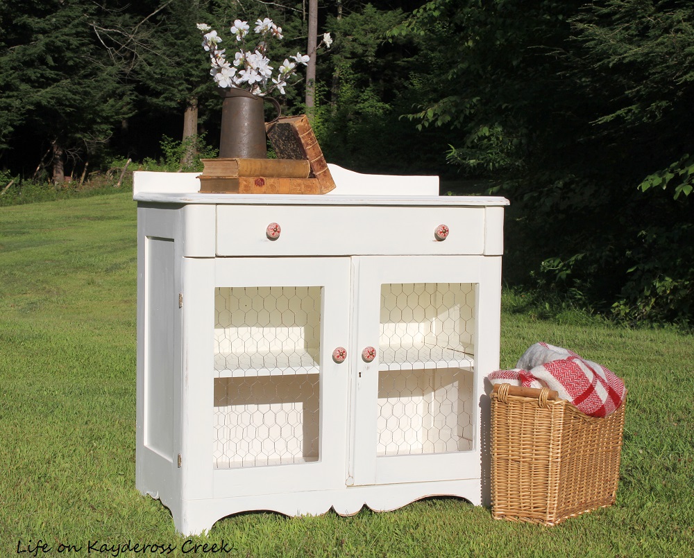 Antique Washstand Furniture Makeover with Chalk Paint - Reinvented Delaware