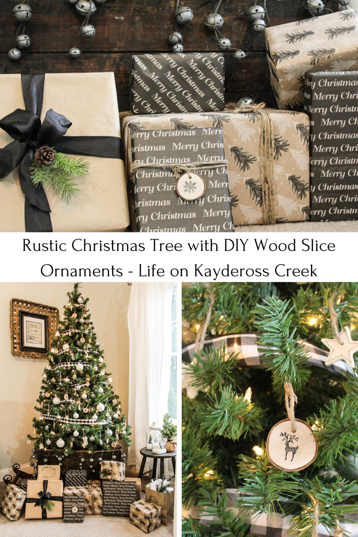 How To Make Diy Wood Slice Ornaments Life On Kaydeross Creek