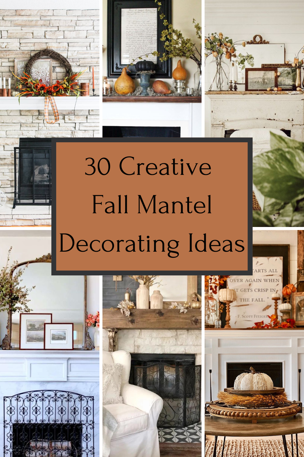 30 Creative Fall Mantel Decorating Ideas - Life On Kaydeross Creek ...