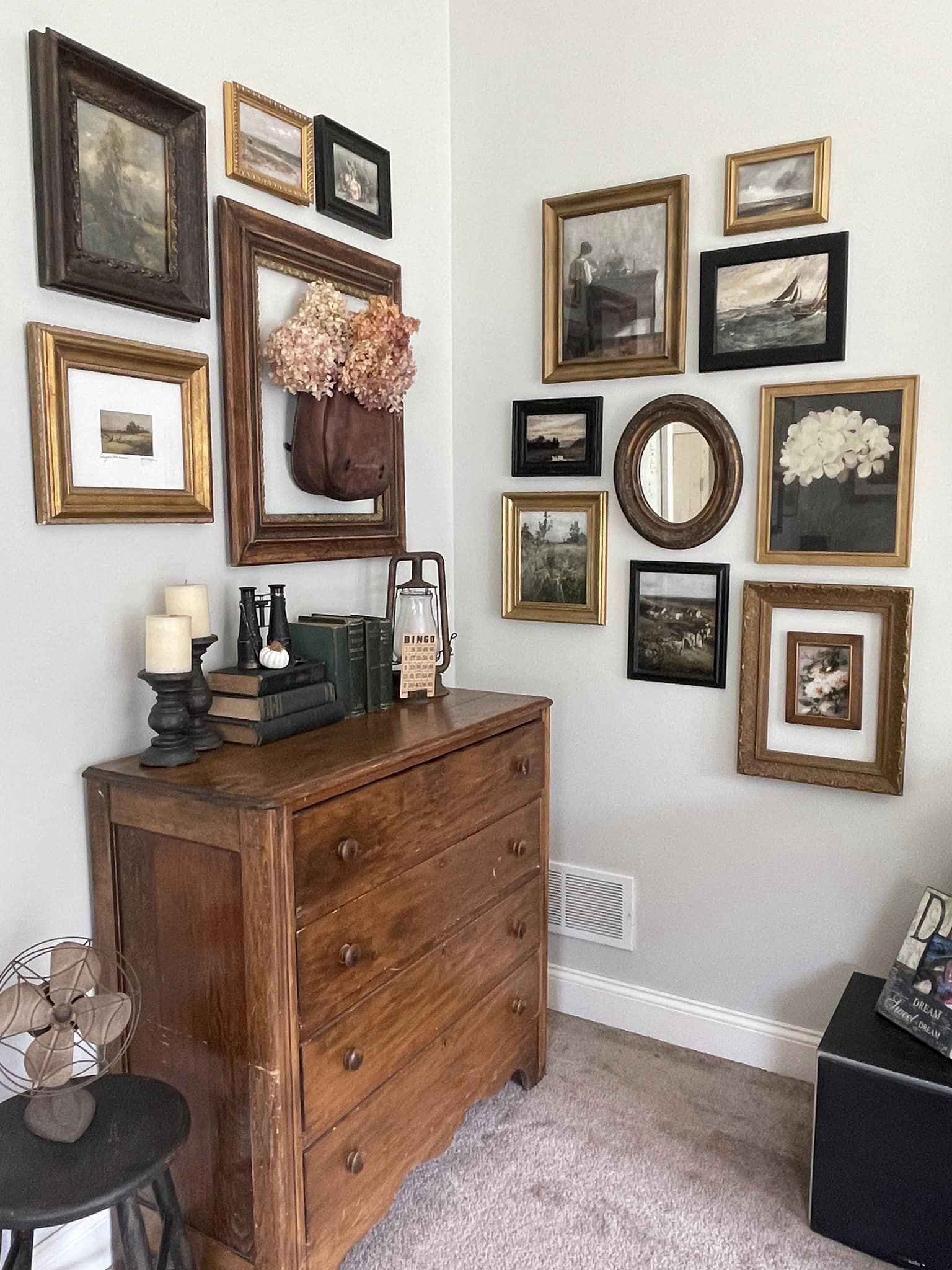 Fall Home Tour - Fall Decorating with Thrifted and Antique Finds - Life ...