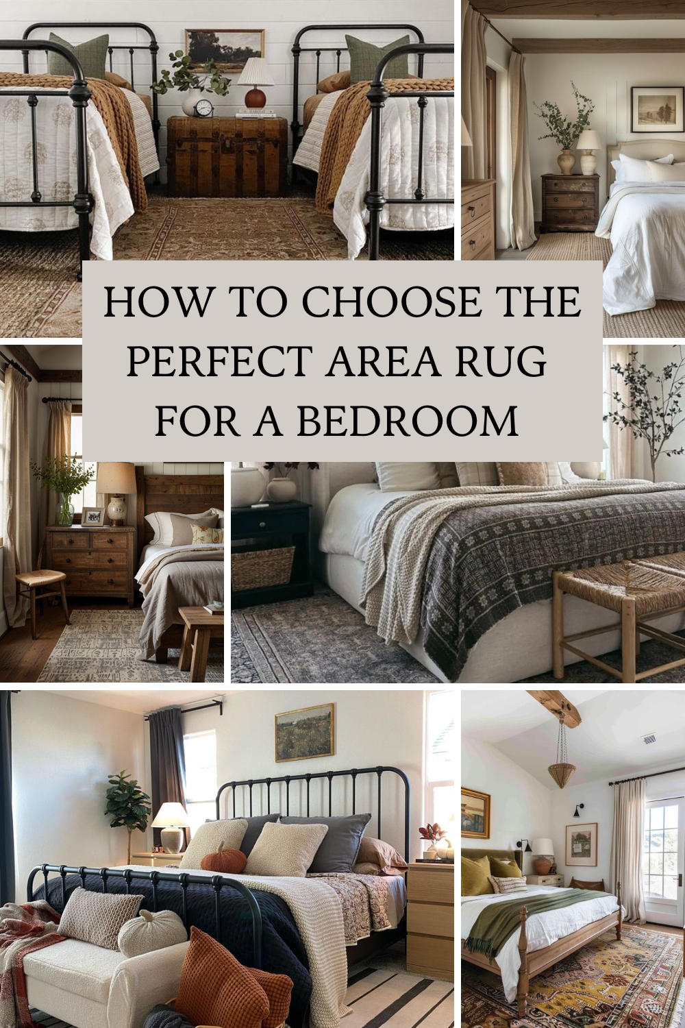 How to Choose the Perfect Area Rug for a Bedroom - Life on Kaydeross Creek