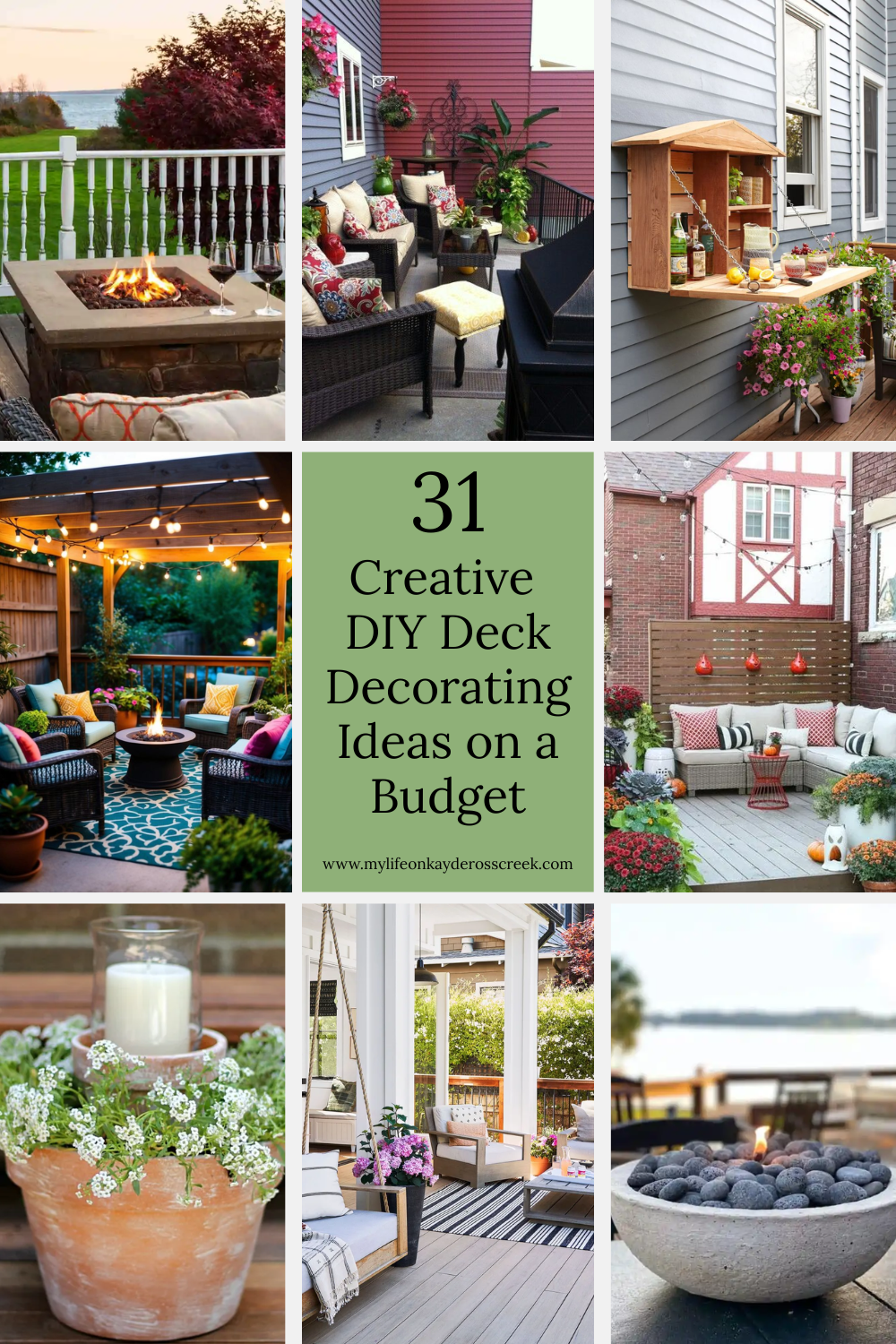 31 Easy DIY Deck Decorating Ideas on a Budget (Outdoor Living) - Life ...